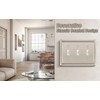 Henne Bery Sunken Pearls Heavy Duty Decorative Wall Plate Switch