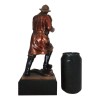 Heroic Fireman With Turnout Jacket Saving Child Statue Emergency Fire