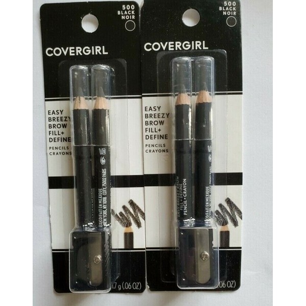 Lot of 2 CoverGirl Easy Breezy Brow Fill & Define