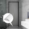 78” White Shower Threshold Water Dam Stopper for Dry and