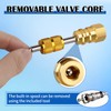 FANOVO R12 to R134a Adapter, High & Low Pressure R12