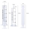 Gufastoe 30pcs 20ml Plastic Syringes with Caps Without Rubber Stopper