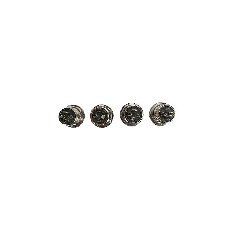Switchcraft B3M XLR Round Male Panel Mt Connector, Set of
