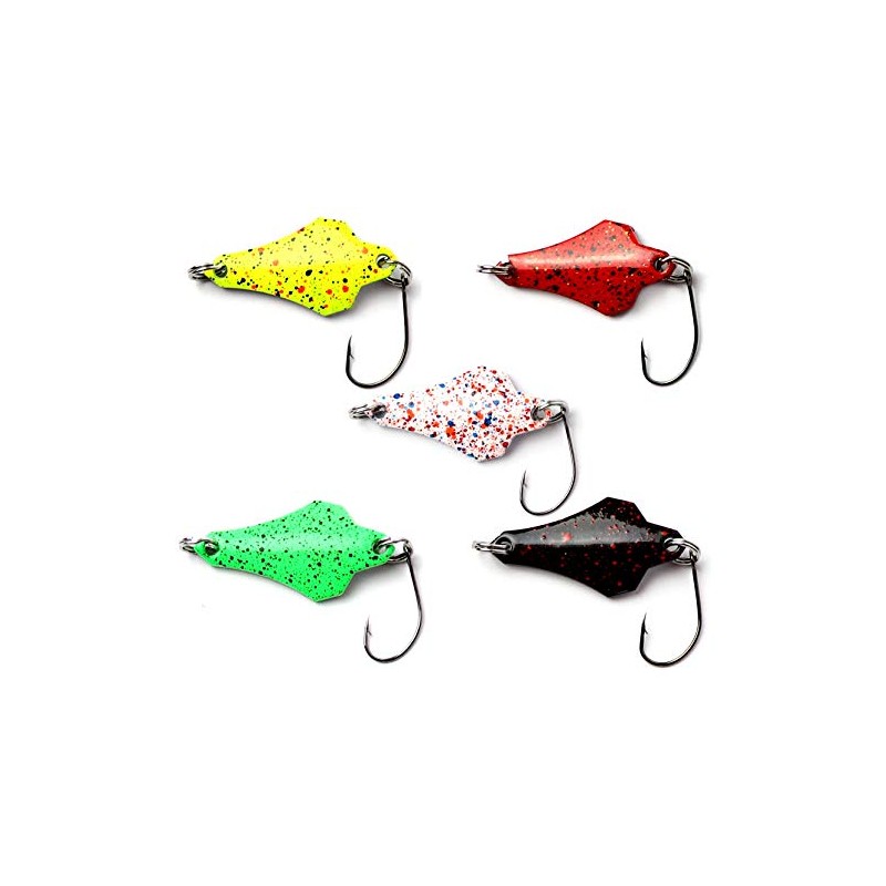 Major Fish Spoon Set Ultra Light Indicators 5 Pieces 2.5