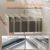 PHWALK 21 Inch Soft Close Undermount Drawer Slides, Concealed Drawer