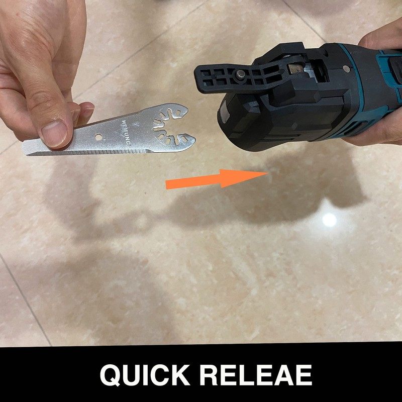 HEMUNC Oscillating Scraper Blades for Caulk Adhesive Sealant Removal for
