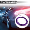 Motoforti Universal Car Trim Strip, PVC, Chrome Purple, 1 Pcs