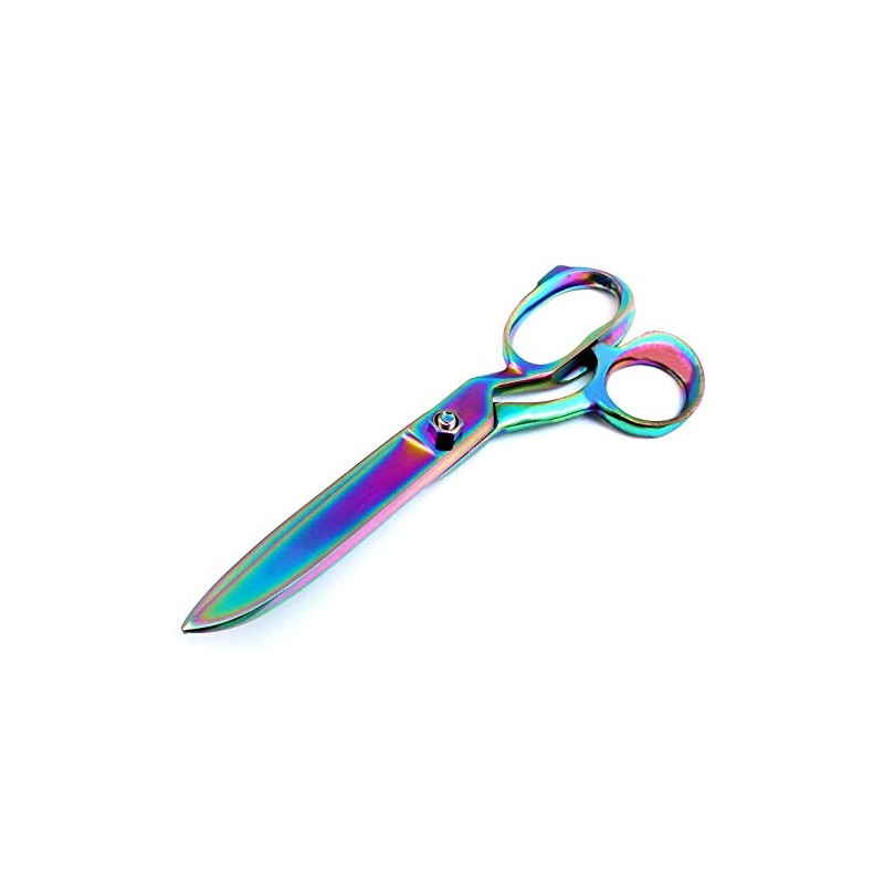 AAProTools Forged Scissors, 8 Inch Stainless Steel Multi Rainbow Color