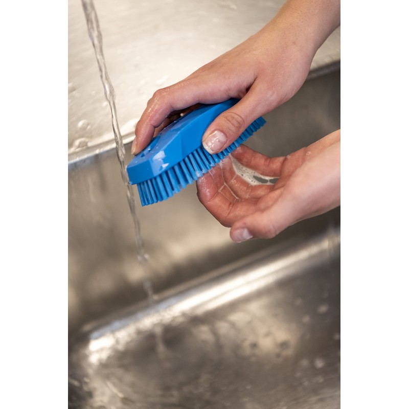 Vikan 64405 Stiff Nail Scrubbing Brush Clean Bathroom Kitchen Upholstery