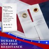 High Wind American Flag for Outdoor 8x12 Ft - Heavy