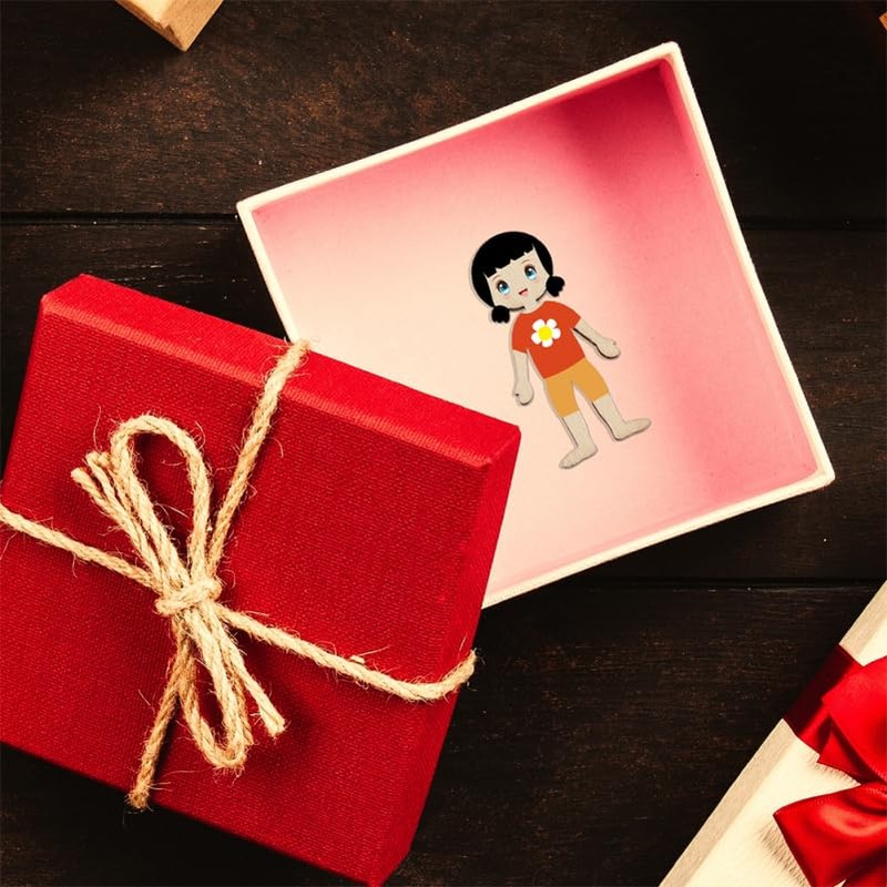 Operitacx 100pcs Girl Cutouts for DIY Crafts, Person Shape Cutouts