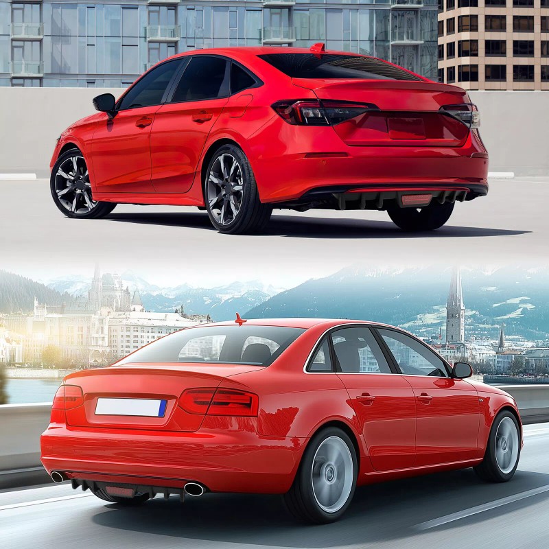 JMTBNO For Mazda 3 Speed 3 Lower Rear Bumper Lip