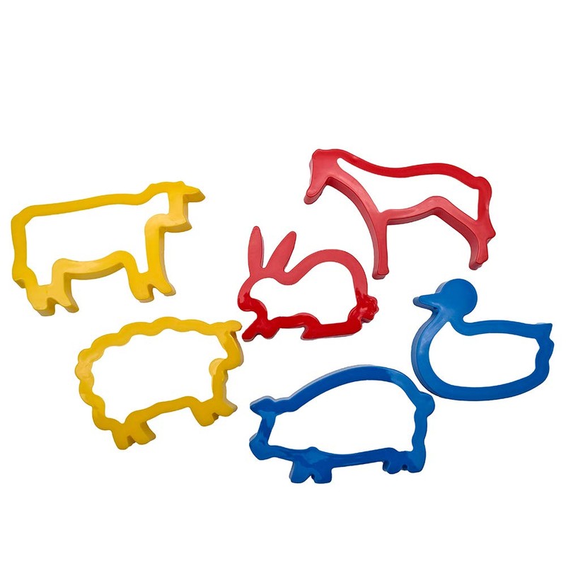 Strong Plastic Cookie/Dough Cutters - Giant Pack of 24 Assorted