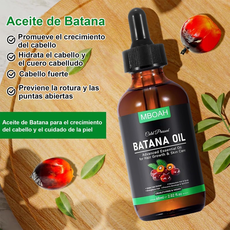 BSMKD 2 PCS Aceite de Batana, 120ML aceite de Batana