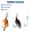 Fly Fishing Snaps 100pcs Quick Lure Change Clips Micro Fly