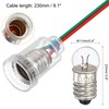 MECCANIXITY E10 Screw Base Miniature Bulbs 20 Pack 1.5V Warm