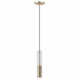 ET2 Torch - 14.75 Inch 7W 1 LED Pendant-Satin Brass Finish -Traditional Installation