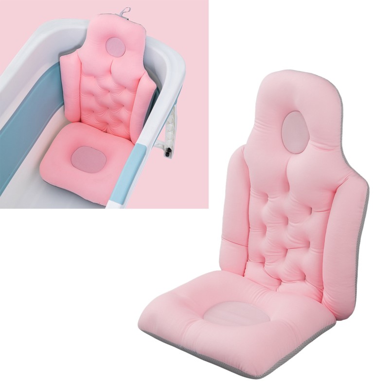 Adult Full Body Bath Pillow Head Neck Support Quick Drying