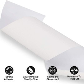 Skateboard Grip Tape Transparent Grip Tape for Skateboard Longboard Grip Tape Waterproof Grip Tape Skateboard Oiliness Sandpaper Accessories for Skating Board Longboarding 33 x 9 Inches