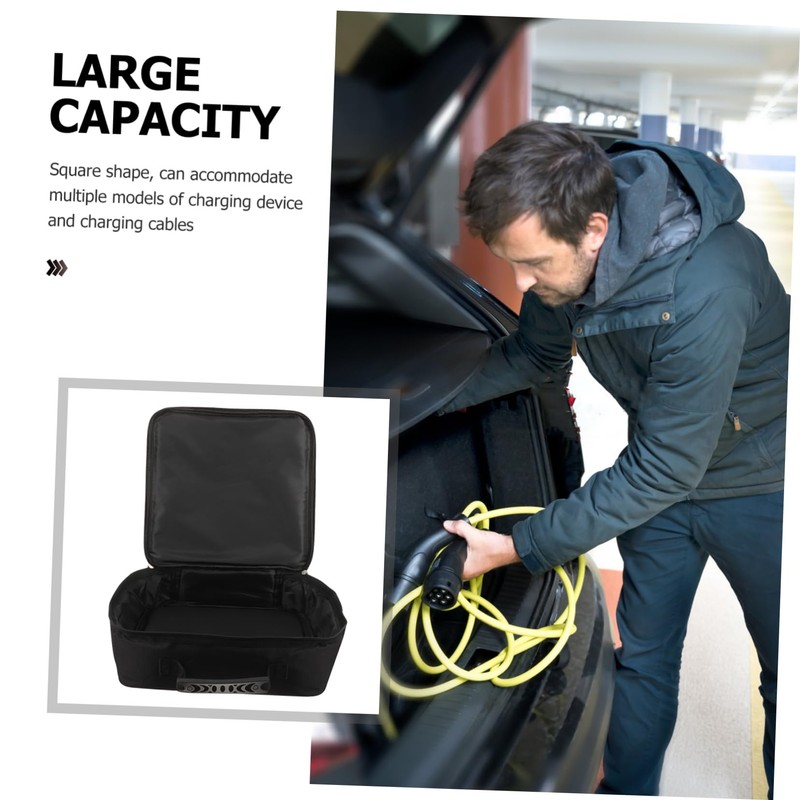 SEWOART Ev Charging Cable Storage Bag Durable Cable Organizer Pouch
