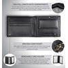 KORUMA Mens Premium Genuine Leather Bifold Wallet Smart Credit Card