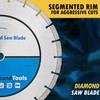 4.5" Segmented Diamond Saw Blade for Concrete, Brick, Block and