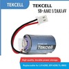 WELLVEUS「10 Pack」SB-AA02 1 2 AA 3.6V Lithium Battery for Tekcell