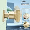 2 Functions Brass Shower Body Sprayer Jet in Wall, Rainfall