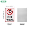 M METERXITY 1-Pack No Parking Sign with P 14 x