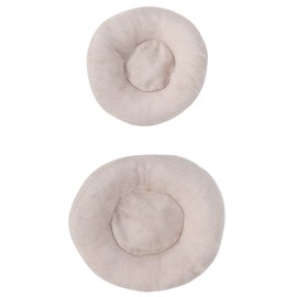 Yoidesu Newborn Pillow, 2PCS Baby Round-shape Pillow Photography Props Baby Photo Prop Pillow Baby Accessories for 0-6 Months Newborn