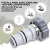 TonGass (4-Pack Pool Hose Replacement for Intex Pool Sets with