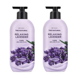 On the Body The Natural Body Lotion Relaxing Lavender Scent, 400ml, 2 pieces / 온더바디 더내추럴 바디로션 릴렉싱 라벤더향, 400ml, 2개