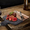 Coloch Marble and Acacia Wood Cutting Board, Black Charcuterie Chopping