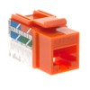 SATMAXIMUM Cat5e Keystone Ethernet Wall Jack Punch Down UTP 45-Degree