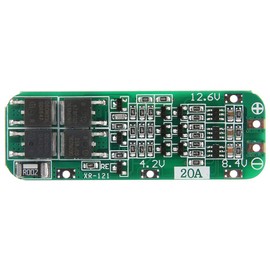 Cargador de Batería de Litio 20A 3S BMS Módulo Protector 12.6V 20A 252W BMS Placa de Protección de Batería de Iones de Litio