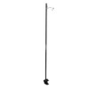 Black Portable Aluminum Alloy Folding Light Bracket Stand Outdoor Camping