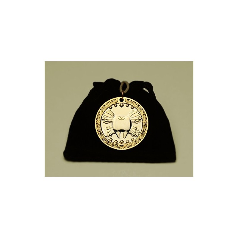 Tooth Fairy Coin "Mouse", Gold Plated, Zahnfee.me #23