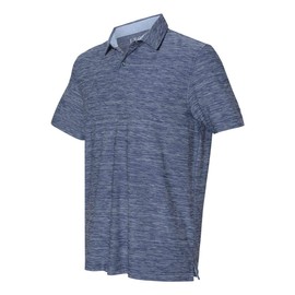 IZOD Space-Dyed Sport Shirt S Asphalt to White