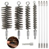 50-Inch Pipe Cleaning Brush Set with 4 Flexible Rods, M8