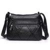 ACNCN Soft PU Leather Crossbody Shoulder Bag: Stylish Women's Multi-Pocket