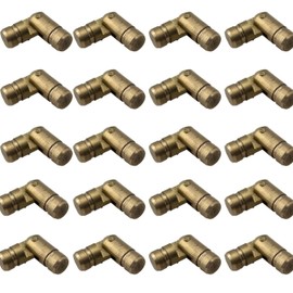 TAODAN 20PCS Invisible Brass Barrel Hinges Folding Support Hidden Concealed Cylinder Hinge for Jewelry Boxes, Small Woodworking Projects, Music Boxes, Pencil Boxes, Hardware Humidors, etc