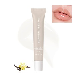 Easilydays Lip Glowy Balm Butter Lip Balm Moisturizing Hydrating Lip Mask Repair Moisturizer Plumps Lips Care Lip Treatment for Dry Cracked Lip, Glossy Finish, Vegan Lip Balm Chapstick, #1 Vanilla