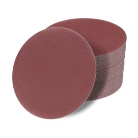 Pack of 48 Velcro Sanding Discs Diameter 150 mm Grit Each 8 x 1200/800/400/320/240/100 for Random Orbital Sanders without Hole