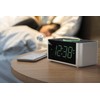 Alarm Clock Radio with 10W Wireless Charging, Snooze,Bluetooth, Dual Alarm,