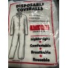 AES X-LG Disposable Coveralls Protective Cleaning Spraying Painting Hazmat Suit