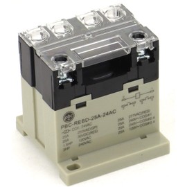 PBC-REBD-25A-24AC General Purpose Relay with Screw Terminal Top, Din Mount Contact, 25 Amp, 24 Volt Coil