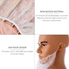 100 Pcs Non Woven Beard Covers For Men, Beard Net,