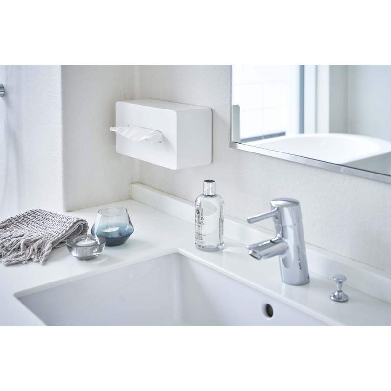 Yamazaki Industrial 3901 Thick Tissue Case, White, Approx. W 10.2