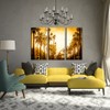Kreative Arts 3 Piece Canvas Prints Wall Art Palm Tree