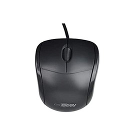 EASY LINE Moumst1430 Mouse, Negro, Óptico, 1200 Dpi